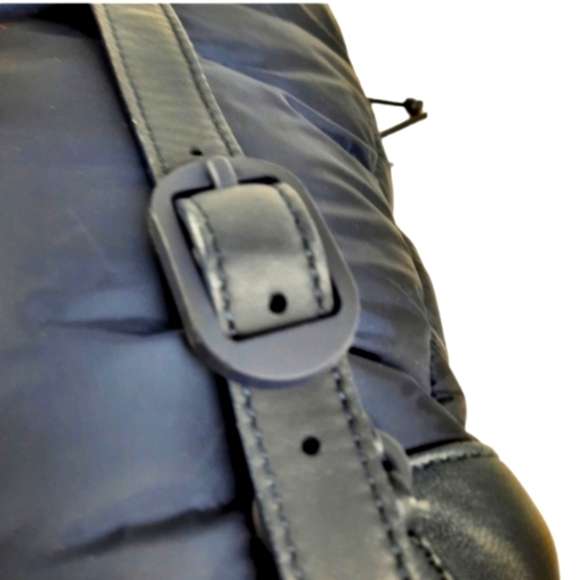 BALENCIAGA Motocross Classic Traveller Backpack Traveler Top Handle Bag Blue - Picture 11 of 16